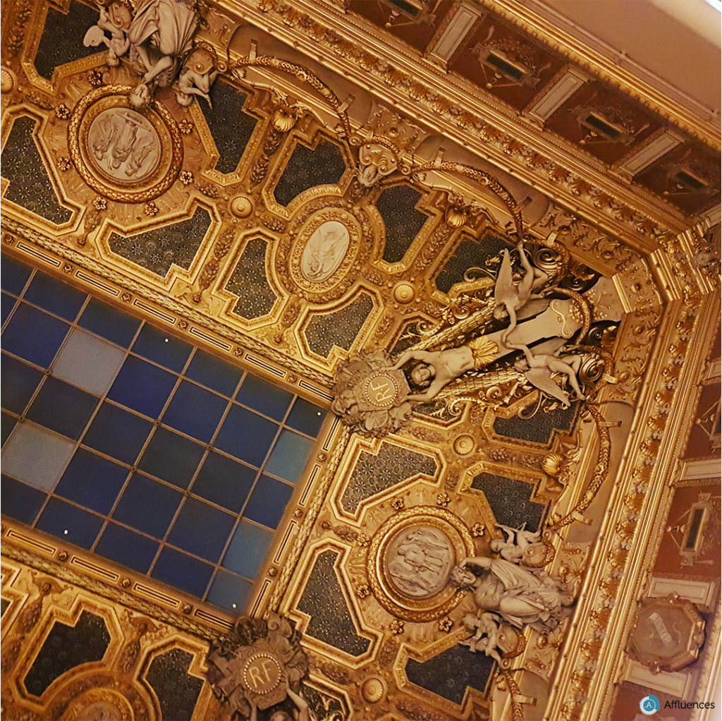 Le plafond du musée du Louvre
